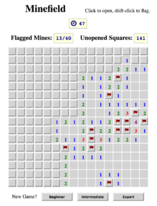 Minefield screenshot